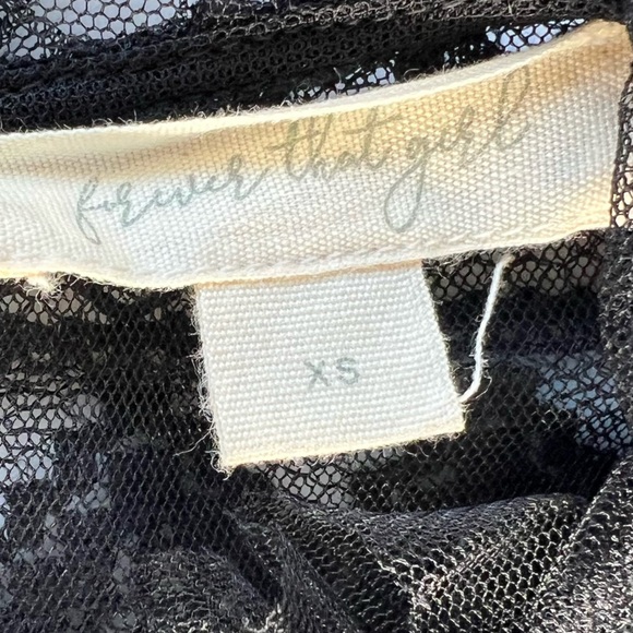 Forever That Girl, black maxi dress. Lace overlay over a nude sheath. - Picture 7 of 7